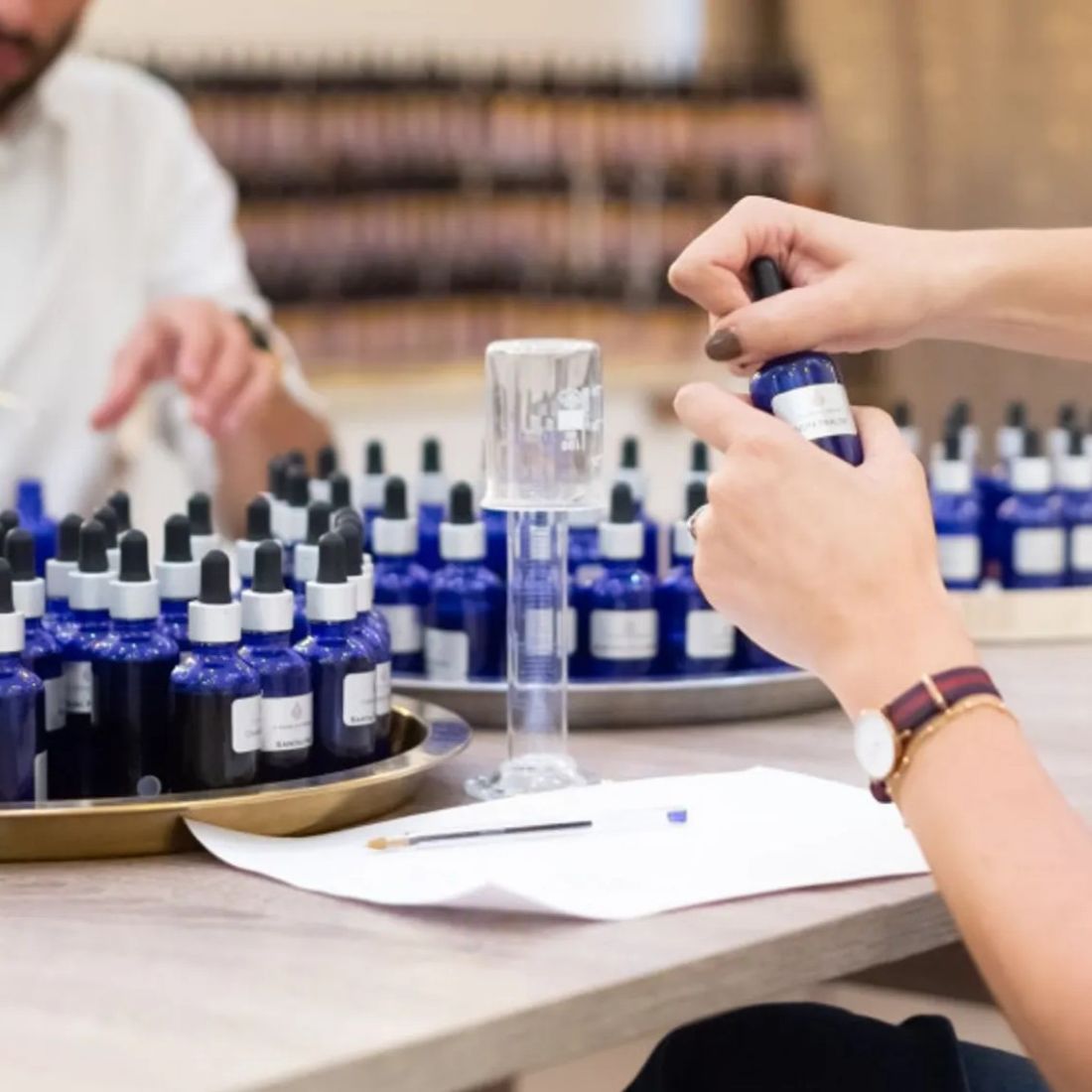 Un atelier parfumerie